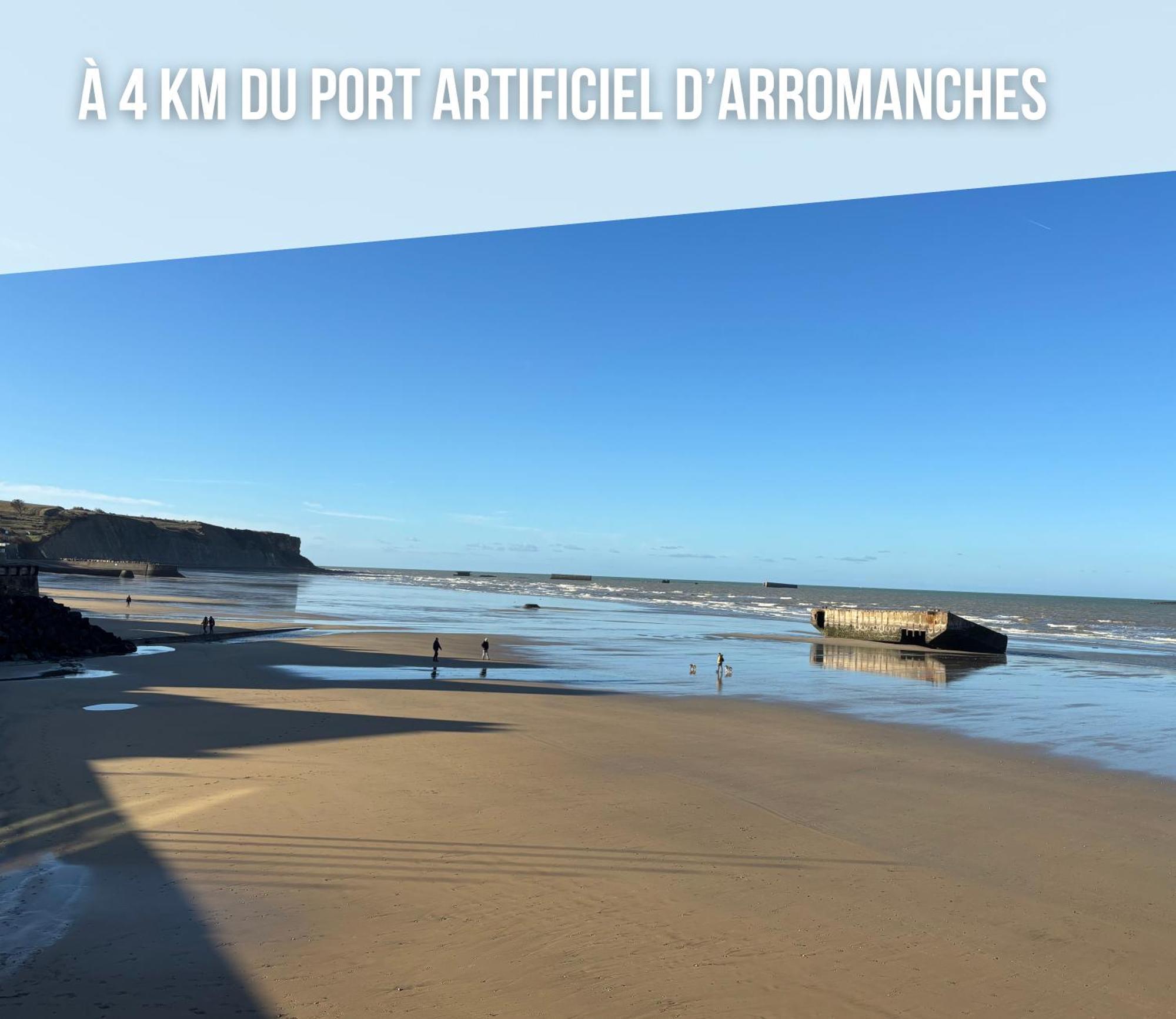 Les Dunes, Maison Neuve 8 P Bien Equipee Jardin Clos, Parking, Garage A 850 M De La Plage Et Centre Bourg, Sur Plages Du Debarquement Pres Arromanches Et Bayeux Анель Екстер'єр фото