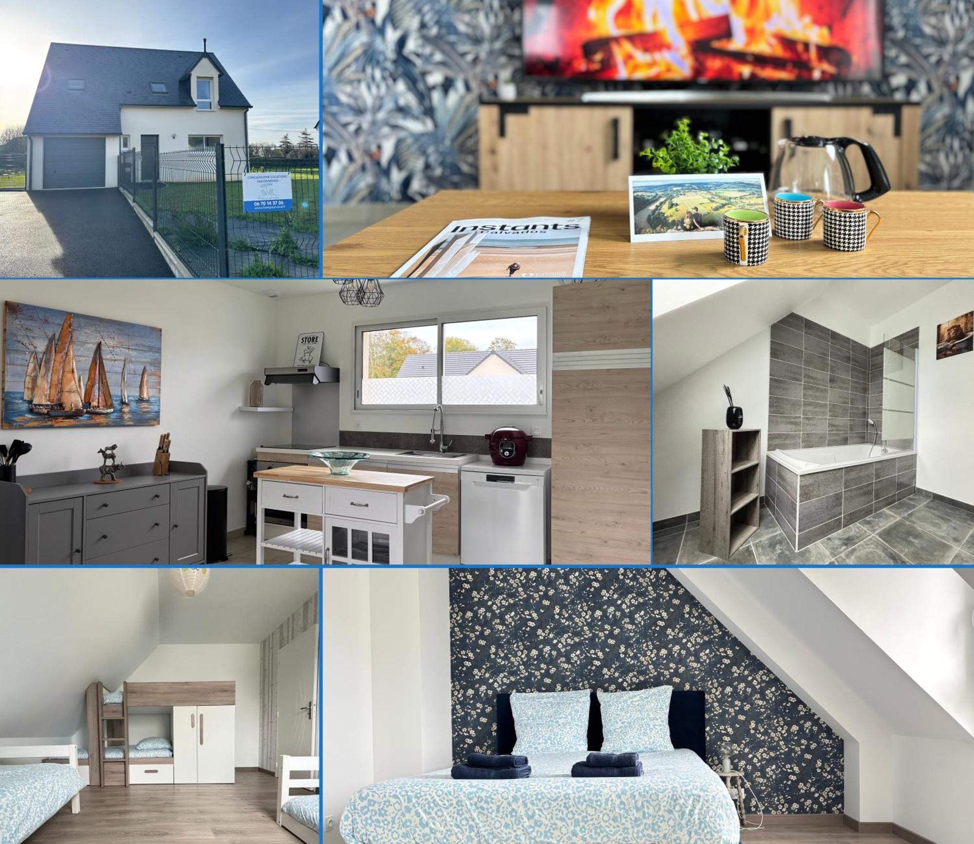 Les Dunes, Maison Neuve 8 P Bien Equipee Jardin Clos, Parking, Garage A 850 M De La Plage Et Centre Bourg, Sur Plages Du Debarquement Pres Arromanches Et Bayeux Анель Екстер'єр фото