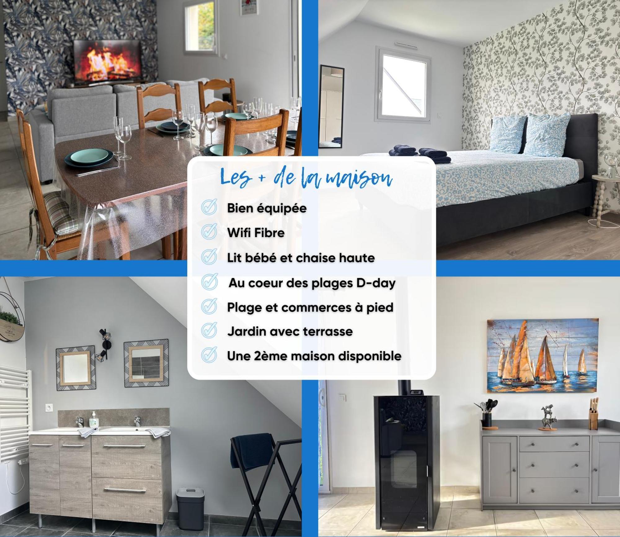 Les Dunes, Maison Neuve 8 P Bien Equipee Jardin Clos, Parking, Garage A 850 M De La Plage Et Centre Bourg, Sur Plages Du Debarquement Pres Arromanches Et Bayeux Анель Екстер'єр фото